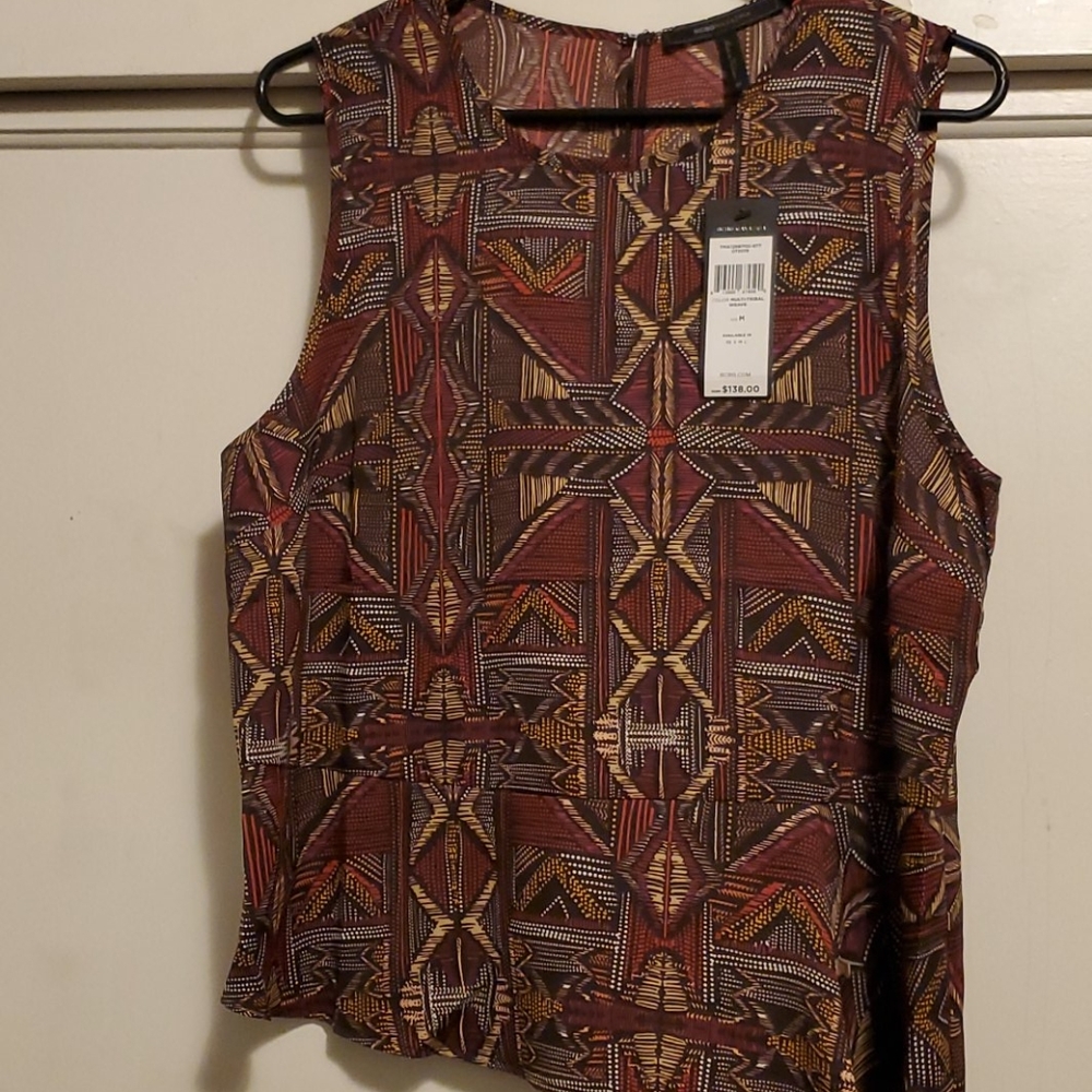 BCBGMAXAZRIA Multi Color Top